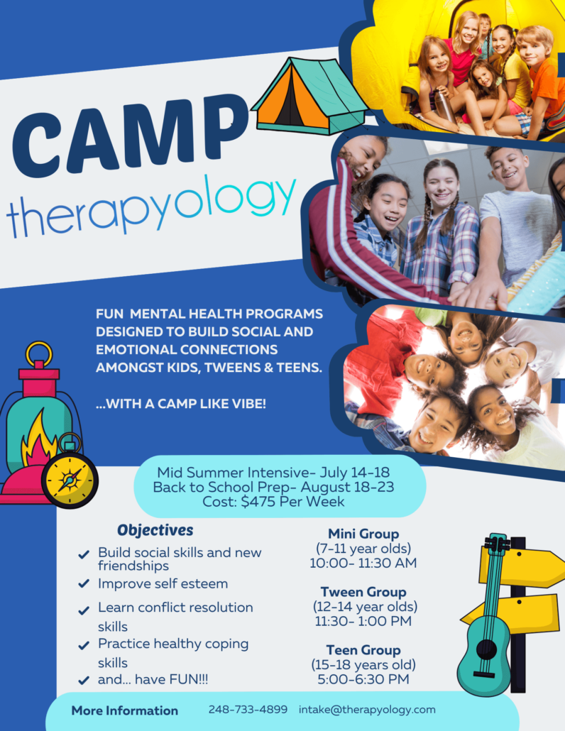 Camp Therapyology Flyer 2025