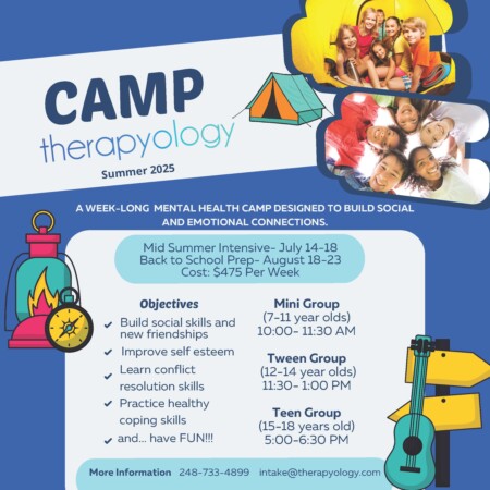 Camp Therapyology Flyer 2025